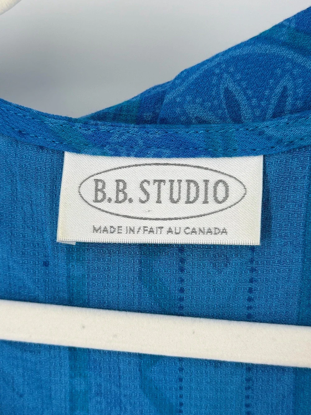 Vintage B.B. Studio Coastal Blue 3 Piece Set: Tank, Button-Down, Maxi Skirt, Med